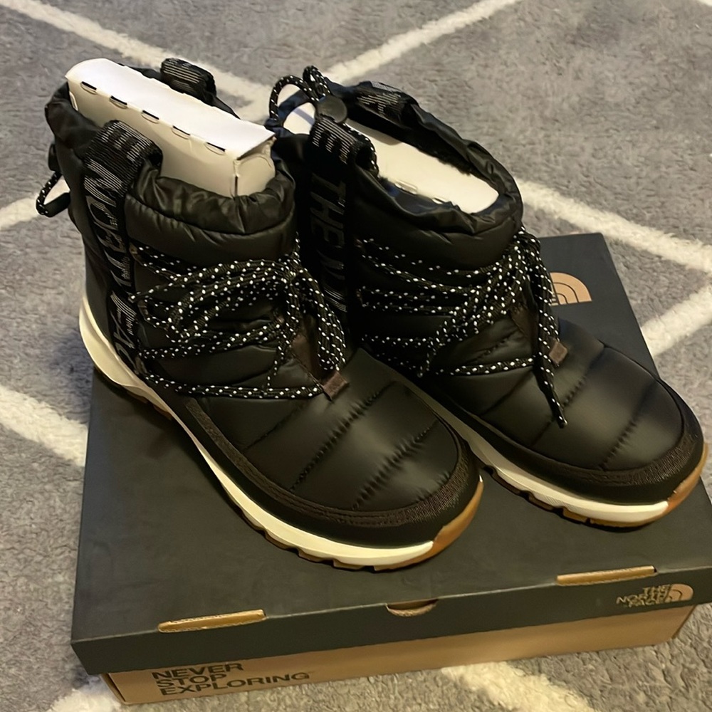 Black North Face Thermoball Women’s Boots.  Size 6. Brand New - Normally $120.